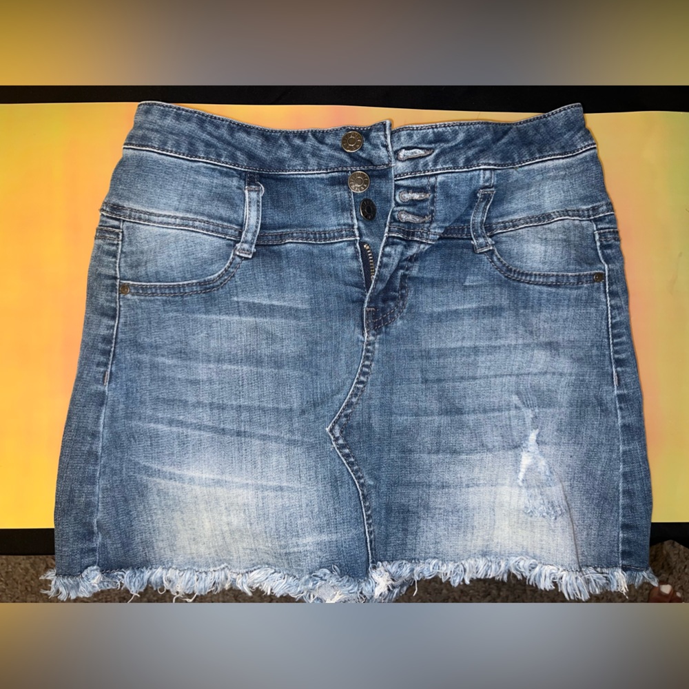 jean skirt
